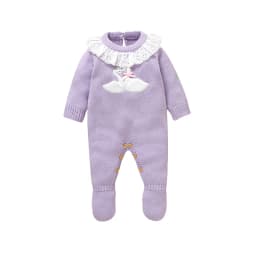 Baby Girl Rompers Clothes Cute Goose Knitted Newborn Infant Long Sleeve Jumpsuits Outfits One Piece Toddler Child Playsuits 0-9M