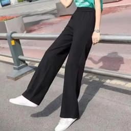 Women'S Loose Spring Summer 2026 New High Waist Wide Legs Slim Casual Trousers Korean Fashion Trend Female Suit Straight Pants