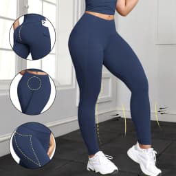 Leggings with Pockets for Women High Waist Tummy Control Workout Gym Yoga Pants Stretch Workout Running Fitness Casual Leggings