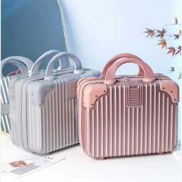 Hot Sales 14 inch Travel Suitcase Hand Mini Cosmetic Box Luggage Organizer Boarding Case For Women