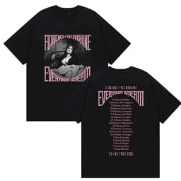 Rock Florence + The Machine Everybody Scream Tour 2026 Graphic T Shirt Men Women Vintage Cotton Short Sleeve T-Shirts Streetwear