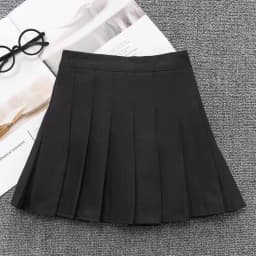 Pink Summer Children's Skirt With Shorts Spring Korea Style Clothes A Line High Waist Mini Dress Black Pleated Skirt for Girl