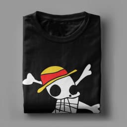 Men LUFFYS FLAG Ones Pieces T Shirts 100% Cotton Clothes Leisure Short Sleeve Round Collar Tees New Arrival T-Shirts