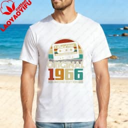 Cassette Tape Best Of 1966 Original Limited Edition Vintage Design Unisex Cotton T-Shirt Beach Summer Retro Style Fashion Gift