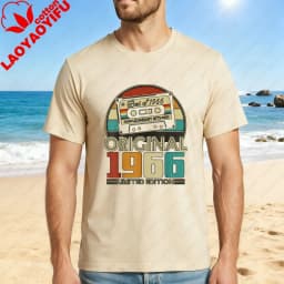 Cassette Tape Best Of 1966 Original Limited Edition Vintage Design Unisex Cotton T-Shirt Beach Summer Retro Style Fashion Gift