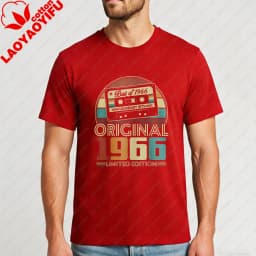Cassette Tape Best Of 1966 Original Limited Edition Vintage Design Unisex Cotton T-Shirt Beach Summer Retro Style Fashion Gift