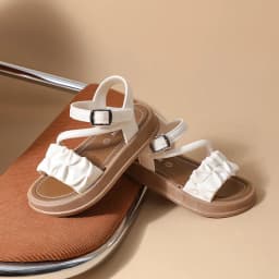 New Children's Sandals Summer Bowknot Girls Princess Causal Shoes Fashion Kids Soft Bottom Beach Flat Sandals Open-toe Versatile