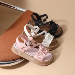 New Children's Sandals Summer Bowknot Girls Princess Causal Shoes Fashion Kids Soft Bottom Beach Flat Sandals Open-toe Versatile