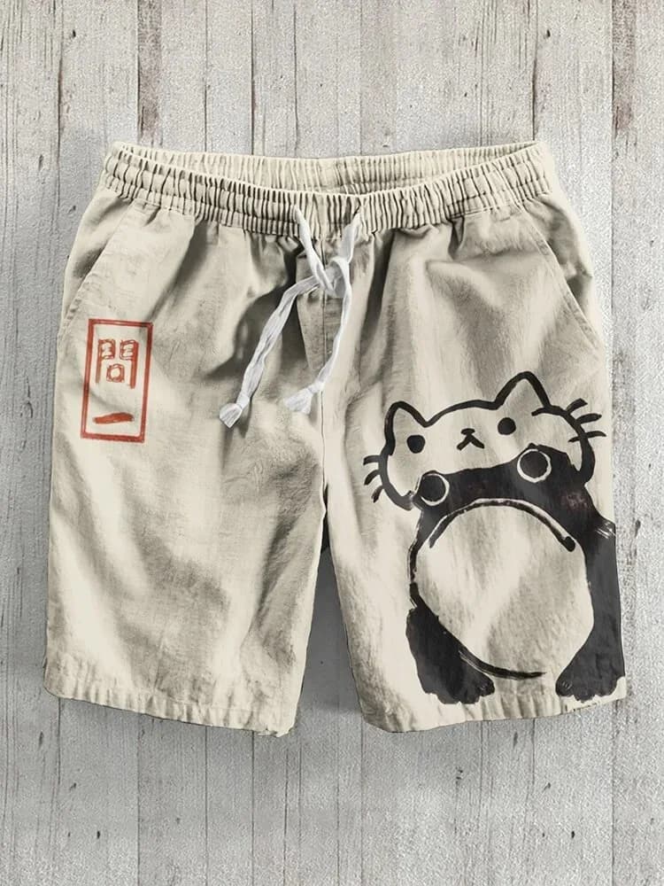 New Hot Selling Fashion Personalized Cute Animal Style 3D Printed Street Loose Casual Y2k Shorts for The Summer of 2026