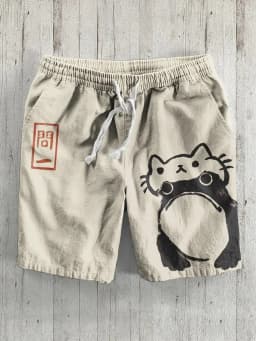 New Hot Selling Fashion Personalized Cute Animal Style 3D Printed Street Loose Casual Y2k Shorts for The Summer of 2026