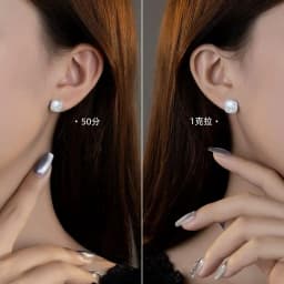 Classic 4 Prong Moissanite Stud Earrings 925 Silver Plated Lab Diamond Zircon Stud Earrings Wedding Jewelry Birthday Gift