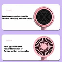 Portable Mini Folding Hairdryer 220V-240V 750W with Carrying Bag Hot Air Anion Hair Care for Home Travel Hair Dryer Blow Drier