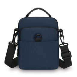 Men's Crossbody Bag Multi-Pocket Oxford Sling Shoulder Pouch Compact Travel Daily Commute Organizer for Phone Essentials