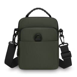 Men's Crossbody Bag Multi-Pocket Oxford Sling Shoulder Pouch Compact Travel Daily Commute Organizer for Phone Essentials