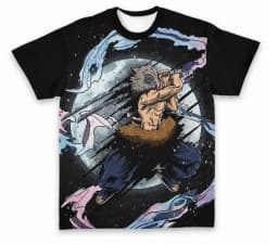 Demon Slayer Adult and Children, Subculture Sweet and Cool Style 3D Printed T-shirt, Shorts Friend Style