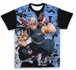 Demon Slayer Adult and Children, Subculture Sweet and Cool Style 3D Printed T-shirt, Shorts Friend Style
