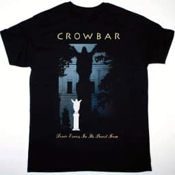 Men' Crowbar Band Existence Is Punishment Heavy Metal T-Shirt Vintage Logo Album Cover Tee Durable Band Merch for Concerts