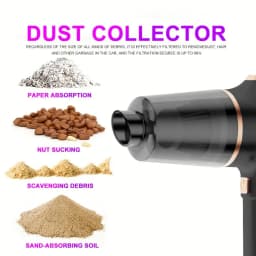 TINSOL Wireless Vacuum Cleaner Dual Use for Home and Car High Power Home Appliance With Display Screen Carpet Sofa Car Cleaner