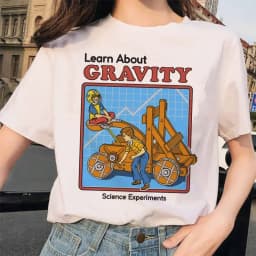 Lets Summon Demons Aesthetics T Shirt Women Summer Casual Harajuku Cartoon Print Satan Short Sleeve Tops Camiseta Mujer
