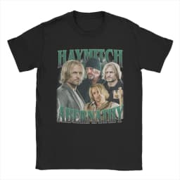 Haymitch Abernathy The Hunger Games T Shirts for Men Pure Cotton T-Shirts Round Collar Tee Shirt Clothing Birthday Present