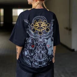 2026 New Fushiguro Megumi Anime Jujutsu Kaisen Printed T-Shirt Men's and Women's Fashion Breathable T-Shirt Men's Tops