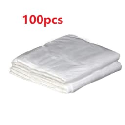 HOT SALE-100Pcs PE Apron Disposable Long Barber Wai Cloth Perm Hair Salon Haircut Wai Hairdressing Cape Shawl 60X90cm