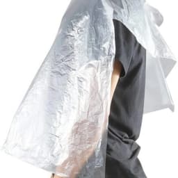 HOT SALE-100Pcs PE Apron Disposable Long Barber Wai Cloth Perm Hair Salon Haircut Wai Hairdressing Cape Shawl 60X90cm