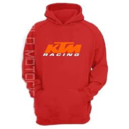 KTM RACING Moto casaco canguru com bolso masculino e feminino