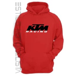 KTM RACING Moto casaco canguru com bolso masculino e feminino