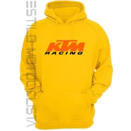 KTM RACING Moto casaco canguru com bolso masculino e feminino