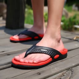 Men's Comfortable Slip-On Slippers Soft Breathable Home Wearable Slippers Anti-Slip EVA Material for Casual Wear