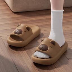 New Home Non-slip Soft Bottom Parent-child Slippers Lovable Kapibala Children's Sandals Slippers for Boys and Girls