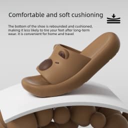 New Home Non-slip Soft Bottom Parent-child Slippers Lovable Kapibala Children's Sandals Slippers for Boys and Girls