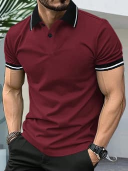 2026 Summer Men's Short-Sleeved Polo 3D Print Shirt - Breathable Lightweight Casual Simple and Versatile Men's Clothing