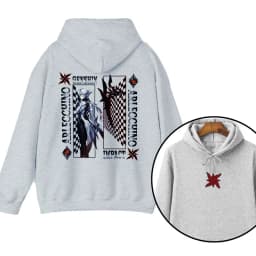 Arlecchino Genshin Impact Man Shirt Anime Fan Clothing Cosplay Pullover Cute Anime Merch Sweatshirt Otaku Apparel Gaming Hoodie