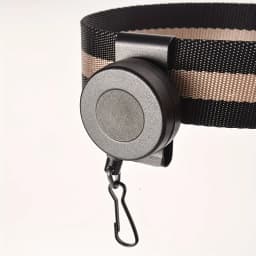 Anti-Loss Retractable Easy-pull Keychain with Belt Clip Steel Wire Rope and High Rebound Elastic Keyring