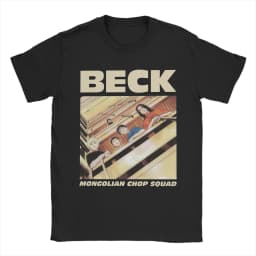 BECK Mongolian Chop Squad T Shirts for Men Cotton Fun T-Shirt Crewneck  Tee Shirt Short Sleeve Clothes Birthday Present
