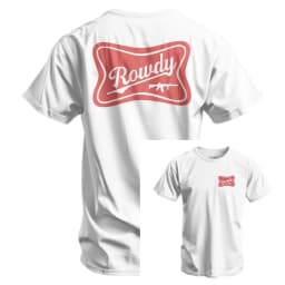 Rowdy Men's T-Shirt - Combat Iron Military T-shirt - Suitable for Sports Wear Pure Cotton