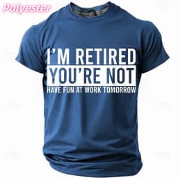 3D Fun and Humorous Text Men Sport T-Shirt Quick-Drying and Breathable Short Sleeve Outdoor Streetwear Leisure Children top