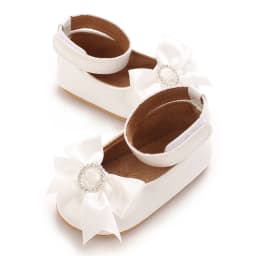 6-Color Mary Jane Princess Bow Baby Shoes PU Leather Spring First Walkers Soft Sole Women's Footwear for Babies