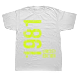 45th Birthday 45 Years Man Woman Retro Vintage 1981 Gift Tee Tops Round Neck Short-Sleeve Fashion Tshirt Casual Basic T-shirts