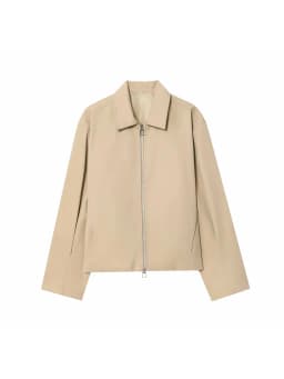 Women Casual Solid Zipper Coat Women Street Lapel Pockets Long Sleeve Simple Pleated Female Outwear Fashion Bomber Jacket