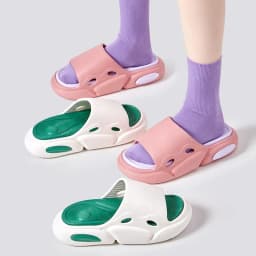 Sport Style Thick Bottom Slippers For Women Men Fashion Design Beach Platform Slides Woman Bathroom Non-Slip Flip Flops Female
