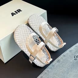 Children's Perforated Mesh Slip-on Shoes New Beige Breathable Boys' Girls' Leather Shoes Pink Soft Anti-slip Kids Baby Sandals