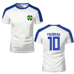 Tsubasa 3D Print Sport Quick-dry Breathable Men T-Shirt Anime Fan Cosplay Harajuku Football Team Short Sleeve Summer Clothes Top