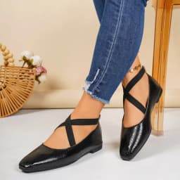 2026 New Square Toe Women‘s Low Heels New Luxury Elastic Band Shoes Elegant Loafers Comfortable Outdoor Women Single Shoes