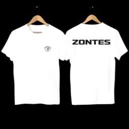 2026 For Zontes G1 125 ZT125 G1 ZT125U ZT 125 U ZX New Combed Short Sleeve T-shirt Men's womenRound Neck Printed Logo T-shirt