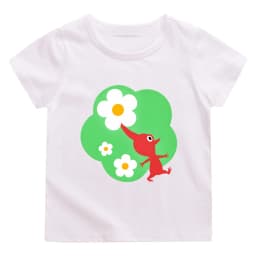 Summer Pikmin New Style TEE High Quality100%Cotton kawaii Boys/girls TOPS Cartoon Print Comfortable Manga O-neck Tee-shirt