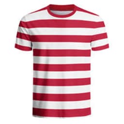 Casual Stripe Short Sleeve T-shirt Unisex Black White Blue Colors Stripe Design Classic T Shirts Fashion Daily Street O-neck Tee