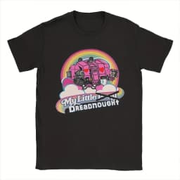 0k Fearless Mech T-Shirt Black with Pink 40k Logo Mech Design Gaming Apparel for 40k Fans Clothing Short Sleeve Men Women